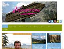 Tablet Screenshot of lebensreisen.com